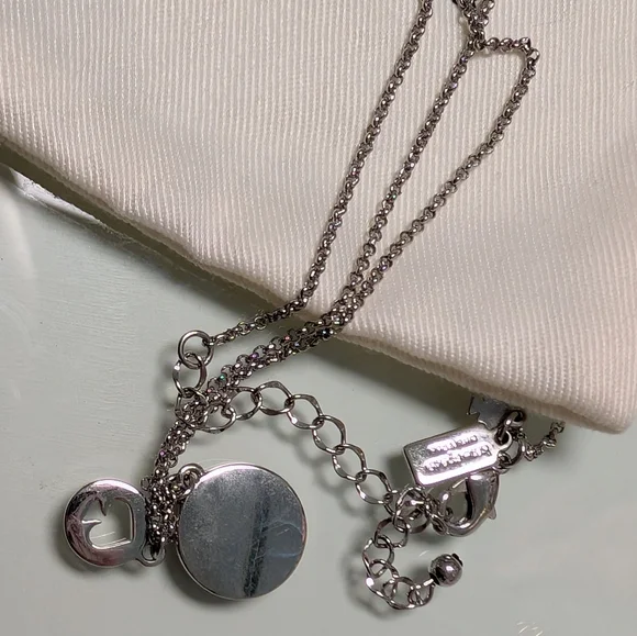 Kate Spade Spot The Spade Pave Charm Pendant Necklace - Picture 3 of 5